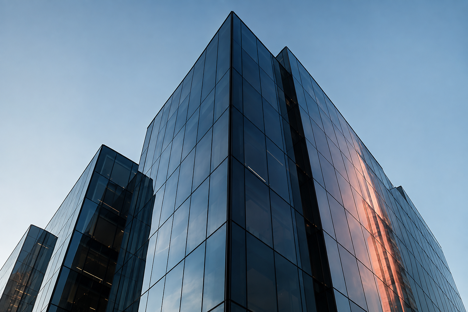 Composition architecturale illustrant une structure claire et progressive